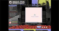 Desktop Screenshot of mediafiveent.com